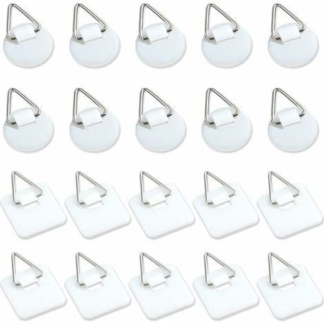 Packung mit 50 unsichtbaren Klebehalterungen (2 Stück) (1/5)