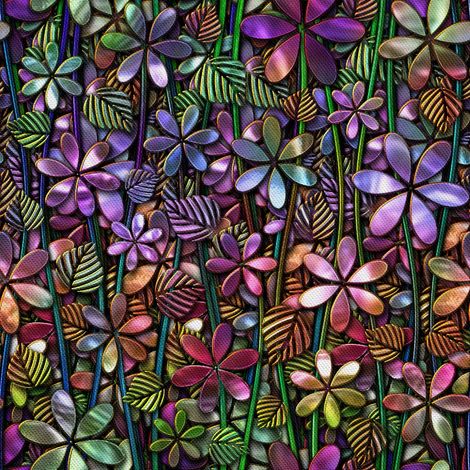 Décoration d'extérieur Oxford - Motiv Blumen aus Glas (1/5)