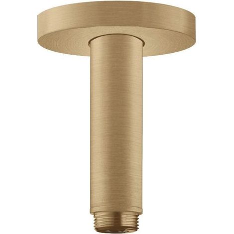 Bras de douche S 100 mm plafond M 1/2bronze brossé