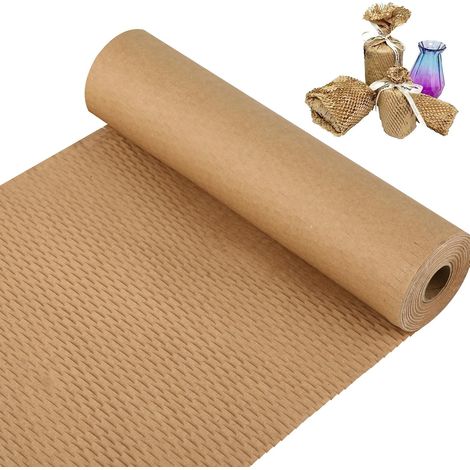 Emballage papier coussin enveloppe nid d'abeille 30 cm x 30 m - Alternative écologique au film à bulles - idéal pour les déménagements - l'expédition d'objets fragiles et l'emballage cadeau (1/5)