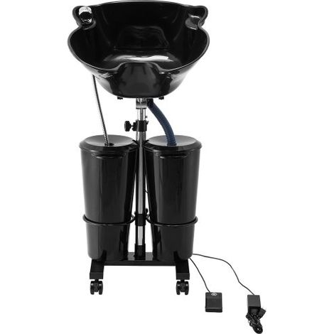 Bac à Shampoing Portable Lavabo Lave Cheveux Hauteur et Angle (1/5)