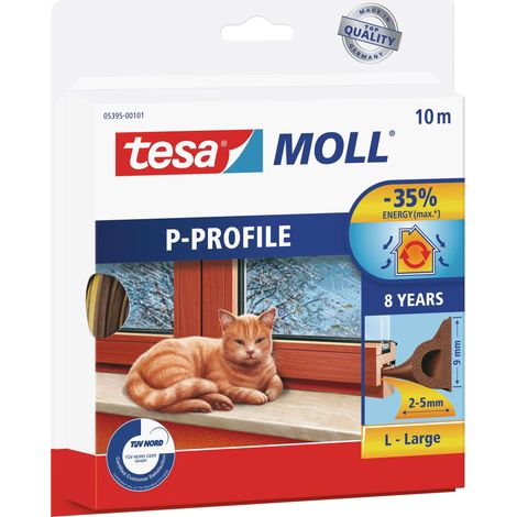Joint en bande tesamoll® tesa 05395-00101-00 marron (L x l) 10 m x 9 mm caoutchouc 1 pc(s) S16465 (1/5)