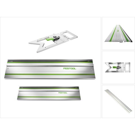 Set di guide Festool FS 1400/2 ( 491498 ) + FS 800/2 ( 491499 ) + FS-WA/90° arresto angolare ( 205229 ) (1/5)