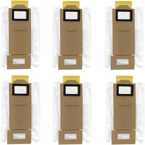 Sacs d'aspirateur de rechange pour Xiaomi Roborock S7, S7 Plus, S7 Max, T7s et T7s Plus, compatibles avec les stations d'aspiration automatiques Roborock.