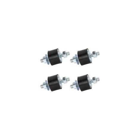 Bloc Silent Echappement Male Caoutchouc Goujons Amortisseur M8 40x30 mm 4 Pack Anti Vibration Isolateur Monte D’Isolation de Vibration pour Mini Split Pompes à Chaleur, Compresseurs d’air (1/5)