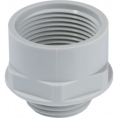 Wiska 10063653 APM 9/16 Kabelverschraubung Adapter PG9 M16 Polyamid Lichtgrau 1 St.