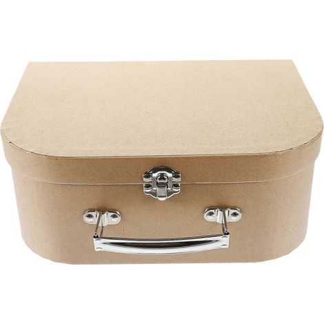 Boîte cadeau en papier, valise multifonctionnelle pour ranger bijoux et cadeaux, boîte pour emballage cadeau de mariage (1/3)