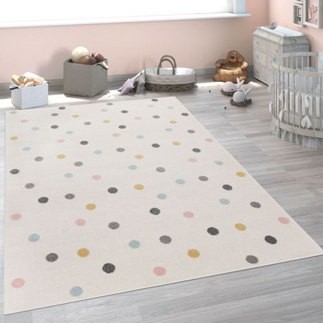 Paco Home Kinderteppich Teppich Kinderzimmer Mädchen Jungs Verschiedene Motive Und Größen 120x160 cm, Grau-Beige