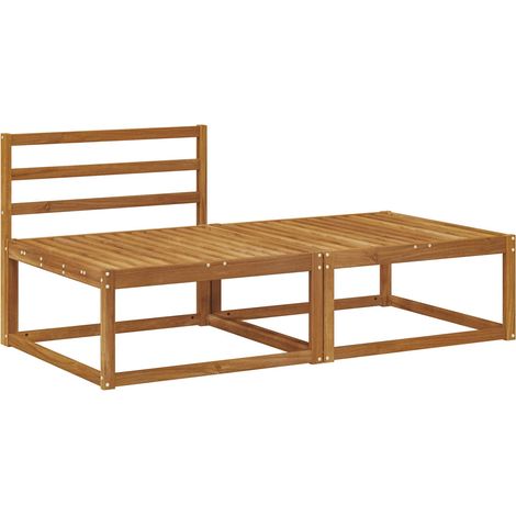 Sectional Sofa Units 2 Piece Natural vidaXL