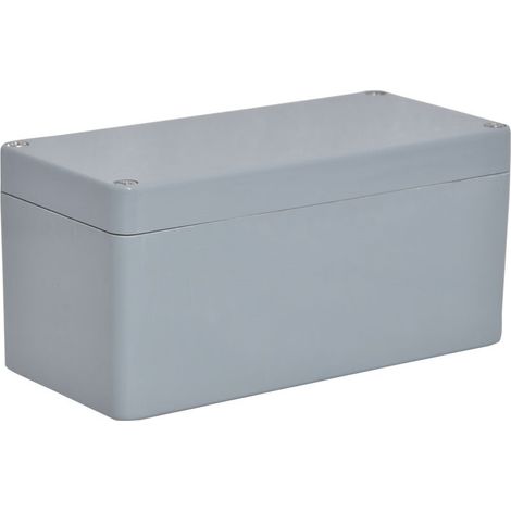 Boîtier RS PRO en Fibre de verre renforcé en polyester, 110 x 75 x 75mm, Gris IP66 ( Prix pour 1 )