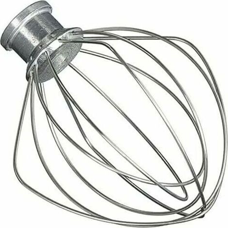 Batidor de varillas de acero inoxidable compatible con KitchenAid K45WW WP9704329 KSM150 KSM160 K45 KSM90. Accesorio para procesador de alimentos. (1/5)