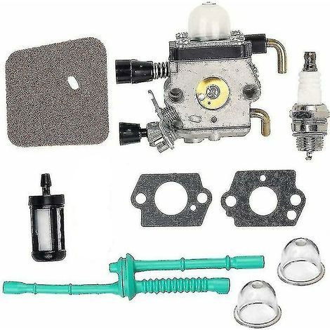 Carburetor Carb Air Filter Kit For Stihl Fs45 Fs46 Fs55 Fc55 Fs38 Hs45 Fs74 Fs75 (1/4)