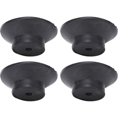 4 pièces de coussinets en caoutchouc anti-vibrations pour pompe à vide sans huile et compresseur d'air compact (1/5)