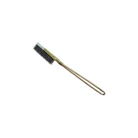 SPAZZOLA IN ACCIAIO SLIM- - lunghezza totale mm.220 - 12 pezzi SIT