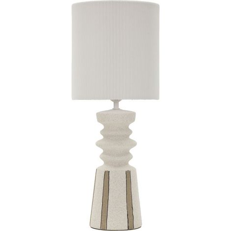 Lampe à Poser en Céramique "Tribal" 57cm Multicolore (1/5)