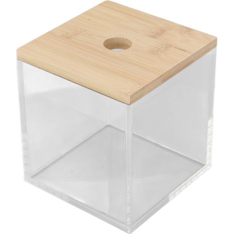Boîte de rangement transparente en acrylique pour capsules de café avec couvercle, idéale pour les cafés et la maison. (1/5)