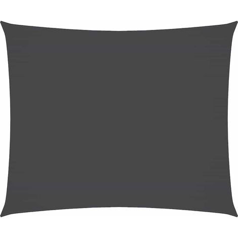 Maison Exclusive - Toldo de vela rectangular tela Oxford gris ant (1/5)