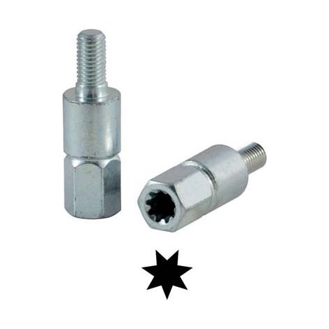 INSERTO X COPPIA CONICA DECESPUGLIATORE - DENTI  7 ITALIA- 2 pezzi