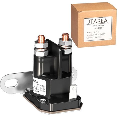 725-1426 Solénoïde Relais de Démarreur 12V 812-1211-211 Relais Solenoide de Demarreur Starter Solenoid Relay pour MTD 925-1426 925-1426A 725-1426A 725-0771 925-0771 (1/5)
