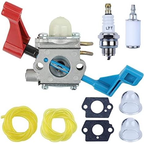Kit de carburateur , pour ventilateur Poulan Fl1500 Fl1500Le Weed Eater Featherlite, pour Zama C1U-W12B, C1U-W12A (1/4)