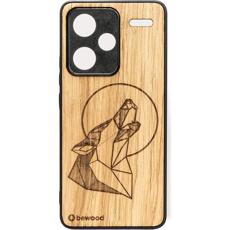 Bewood Holzhülle für Xiaomi Redmi Note 13 Pro Plus 5G WOLF OAK (1/2)