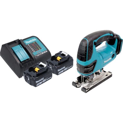Makita DJV 180 SMX Akku Stichsäge 18 V 135 mm + 2x Akku 4,0 Ah + Ladegerät (1/5)
