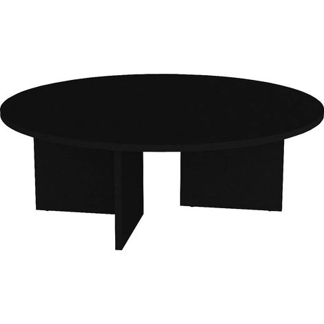 Tavolino rotondo Nero - TOPANIA (1/5)