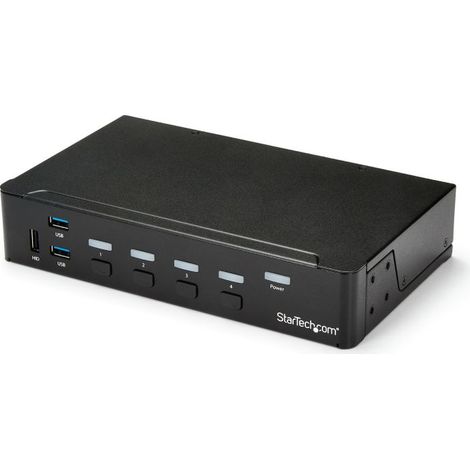StarTech.com Switch Conmutador KVM de 4 Puertos HDMI 1080p con USB 3.0 (1/3)