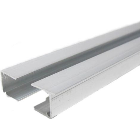 Profilo di chiusura per copertura in policarbonato, 98 cm (2 pz) - Alluminio, spessore 10 mm
