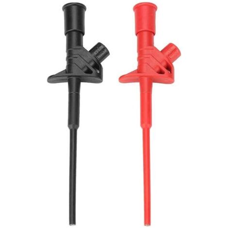 BUNTHAUS Prüfspitze Isolierte Hochspannungs-Flexible Prüfspitze Schneller professioneller Prüfhakenclip P-5004 2 Stück (1/5)
