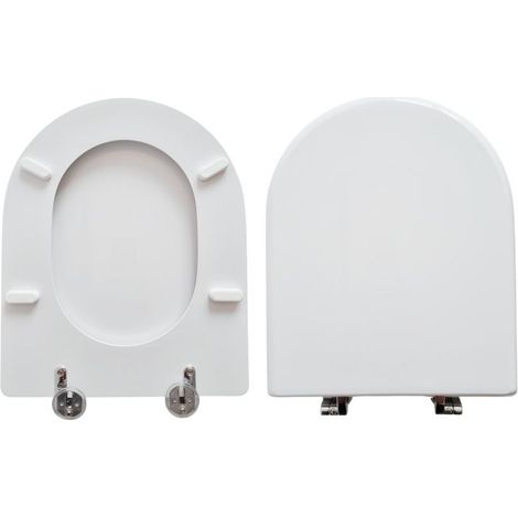 Copriwater Cielo Celia Compatibile in Poliestere bianco