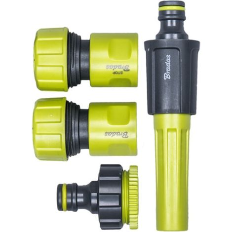 Kit d'arrosage 4 pièces pour tuyau 3/4 pouces Lime Line Bradas (1/4)