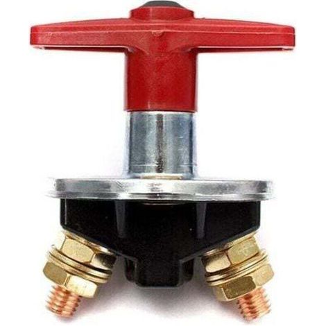 Isolateur de Batterie à Clé Fixe de 200 Amp Interrupteur D'Arrêt Coupé Interrupteur électrique 12V / 24V Commutateur électrique Robuste (1/4)