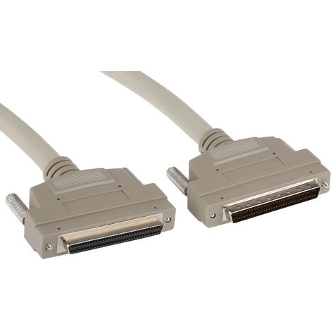 Cordon SCSI 2m, Vis à ailettes ( Prix pour 1 ) (1/3)