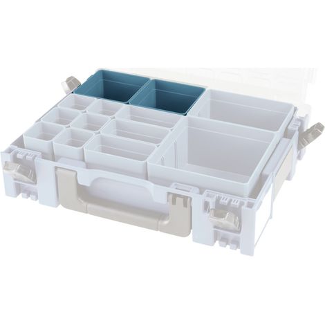 Makita Boxeinsatz 191X959 – L x B x H 100 x 100 x 93 mm – Für MAKPAC-Organizer – 4 Rasterelemente
