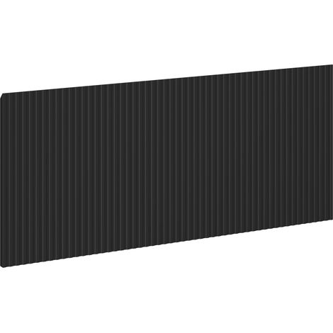 Mexen Rivel frente estriado para el cuerpo del gabinete de baño 80 x 43,5 cm, negro mate - 91A20-0800-470-1-71 (1/2)