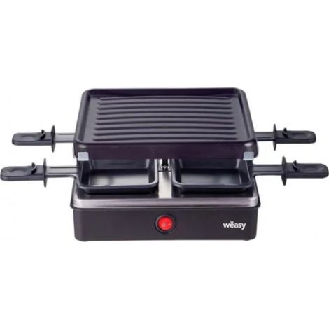 Appareil a Raclette  WEASY - LUGA40 - Jusqu'a 4 personnes - Revetement anti-adhésif - 600W