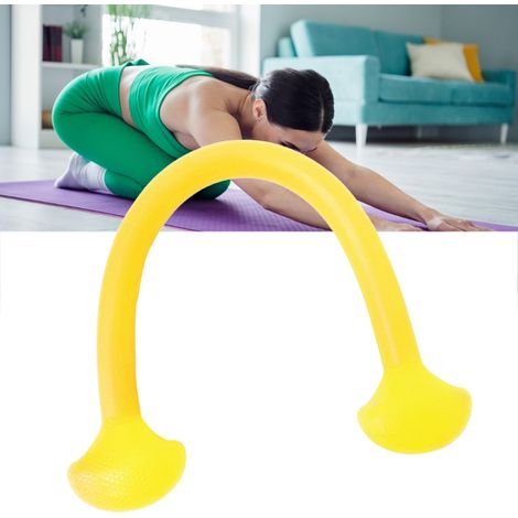 Corde de traction en silicone One Word, élastique, multifonctionnelle et réglable, résistance à la traction de 4,5 kg (10 lb), pour extenseur de poitrine, sangle extensible, jaune. (1/5)