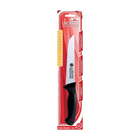 Coltello macellaio professional de luca manico plt/inox cm 16 (2 pezzi) Deluca