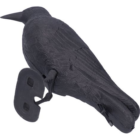 Leurre de Chasse Corbeau en Plastique pour Décor de Jardin Extérieur (1/5)