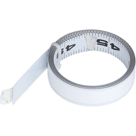 Mètre ruban adhésif 4 pi 48 po (122 cm) en acier au carbone, lecture de droite à gauche, pour table de scie ou établi (1/5)