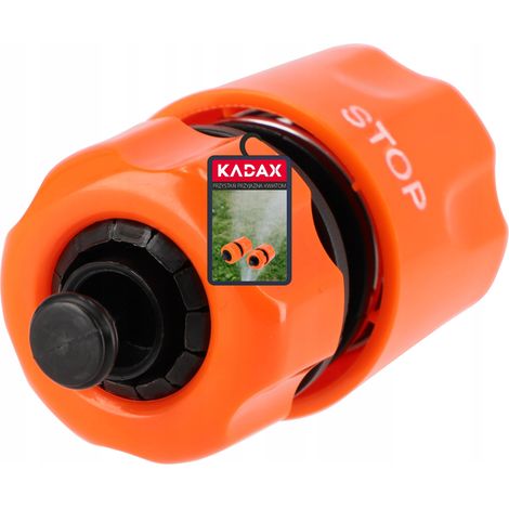 Conector de manguera de conexión rápida KADAX, función de cierre de 1/2 pulgada (1/5)