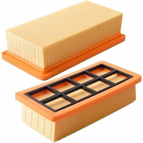 Lot de 2 filtres de rechange compatibles aspirateurs Kärcher AD 3200, AD 3 Premium et AD 4 Premium (1/4)