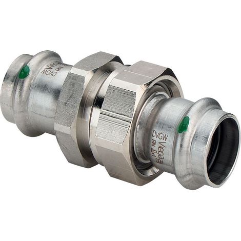 Viega Verschraubung mit SC Sanpress Inox 2360 in 35mm Edelstahl (1/2)