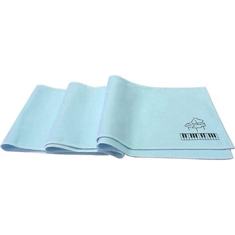 Chiffon de flanelle pour piano, anti-poussière, pour le nettoyage et l'entretien des touches de piano, couleurs inaltérables, 3 couleurs (1/5)