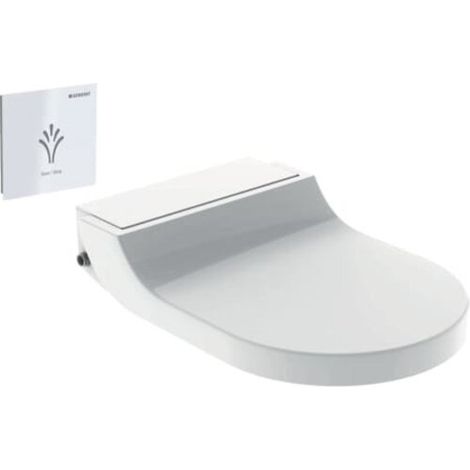 WC japonais lavant Geberit AquaClean Tuma Comfort – Douche anale WhirlSpray – Eau chaude instantanée – Buse séparée pour dames