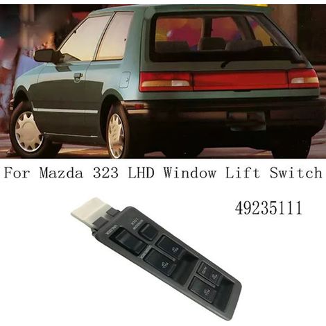49235111 is applicable to the front left driver's window control switch of Mazda vehicles. (1/5)