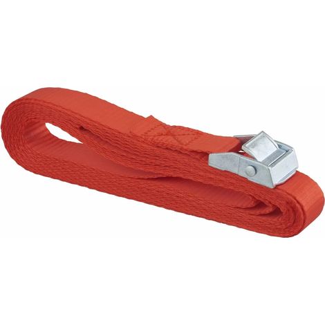 THIRARD - Sangle de serrage, 5m à boucle autoserrante, rouge - THIRARD (1/4)