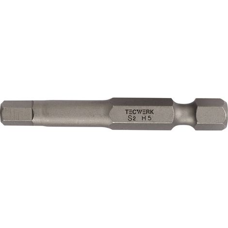 Bit 1/4 pouce 6mm L.50mm TECWERK (1/3)