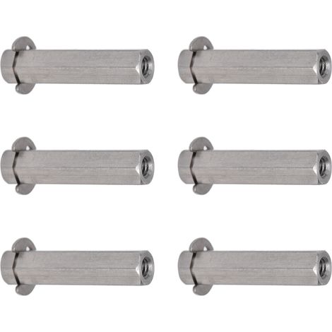 10-teiliges Sechskantwellen-Set aus Edelstahl, 8 mm, mit Sicherungsring für TETRIX4106-4008-0240 (1/5)